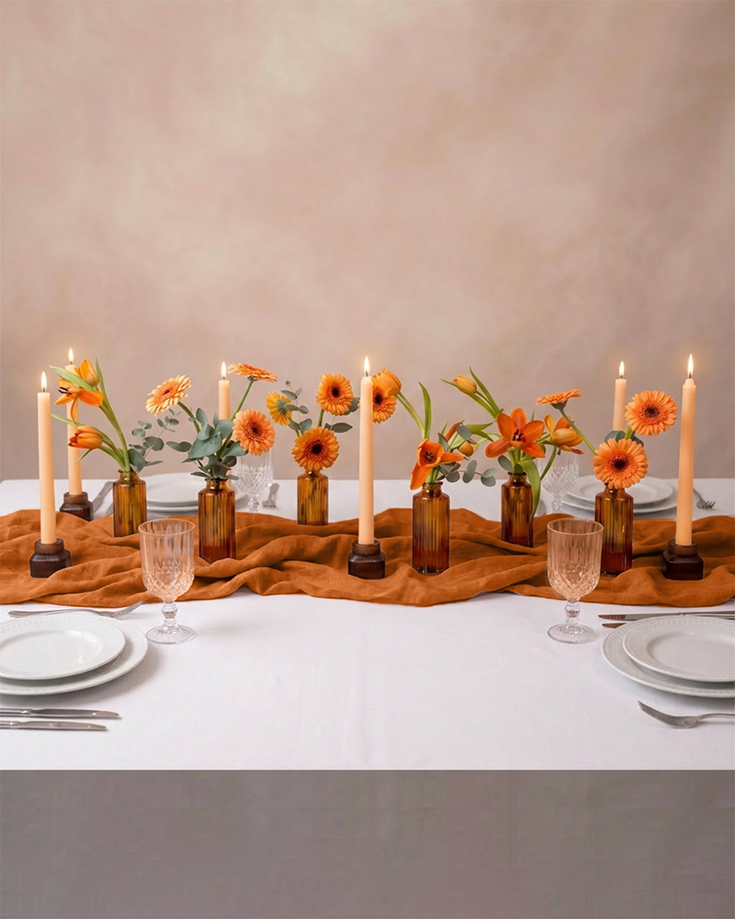 Amber Sunset Tabletop Décor set (All in one)