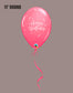 Happy Birthday (Light Pink) Balloon