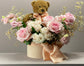Sweet Baby Girl Arrangement with Teddy Bear